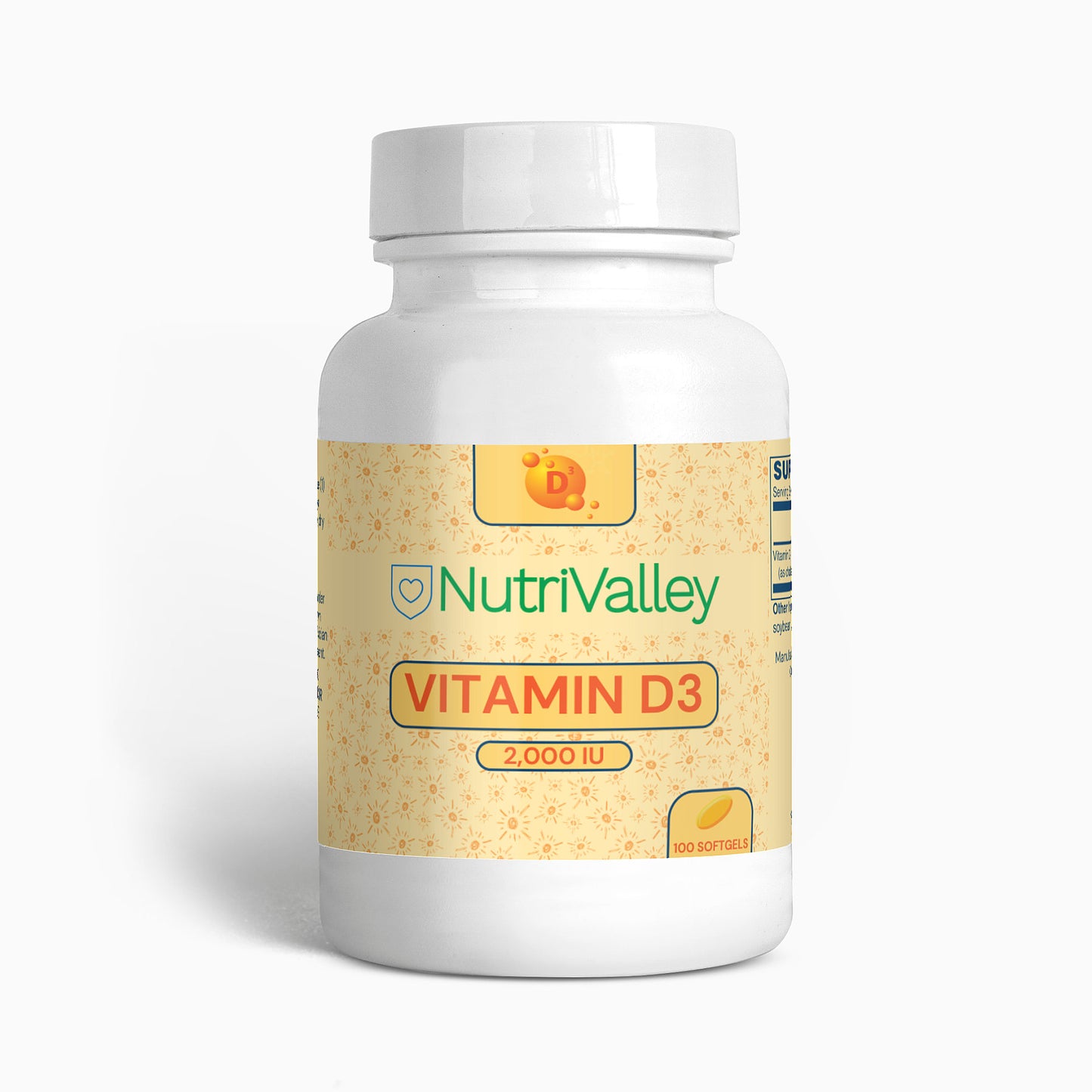 Vitamin D3 2,000 IU NutriValley