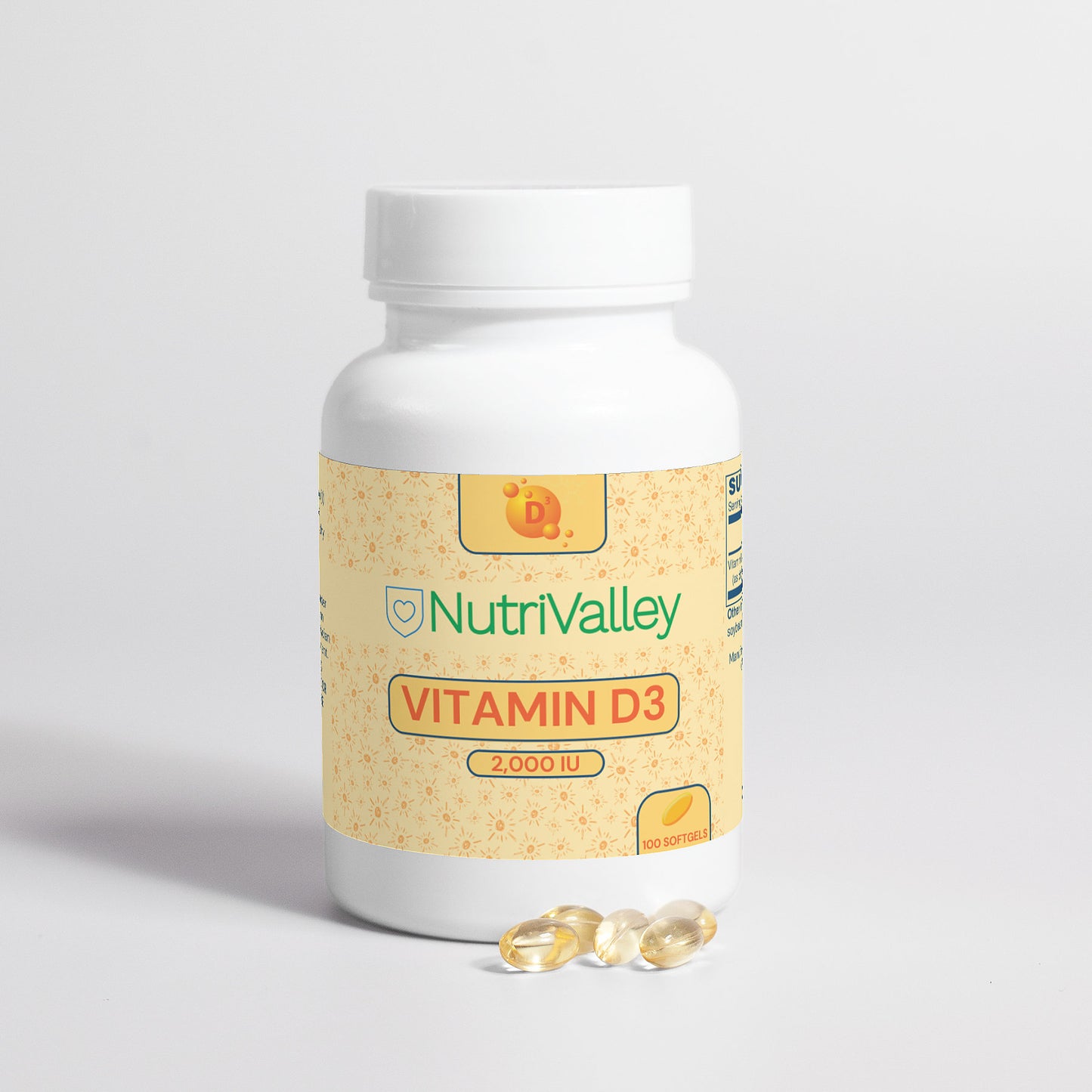 Vitamin D3 2,000 IU NutriValley